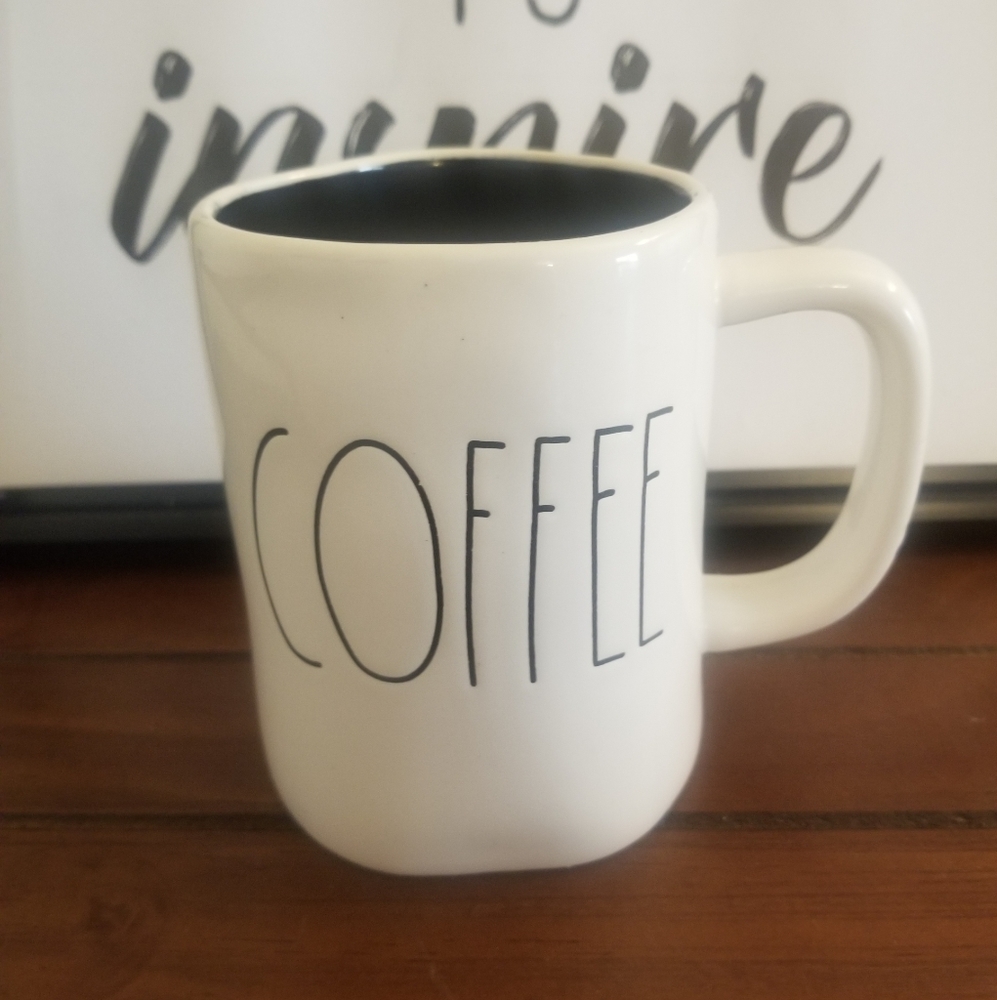 Rae Dunn Coffee W/ Black inside Mug